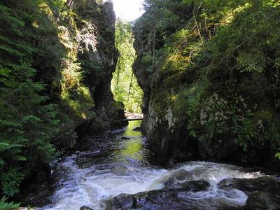 Durchbruch Rechenfelsen. (© Manfred Haderer)