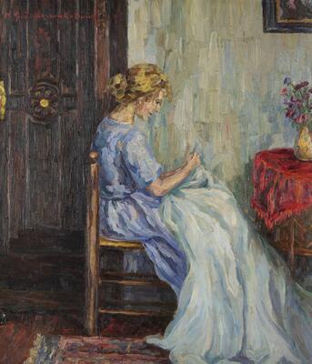 Familien-Workshop zur Ausstellung BLAU. Faszination einer Farbe