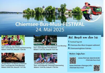 Chiemsee-Bus-Musi-Festival: Mit Musik um den See!