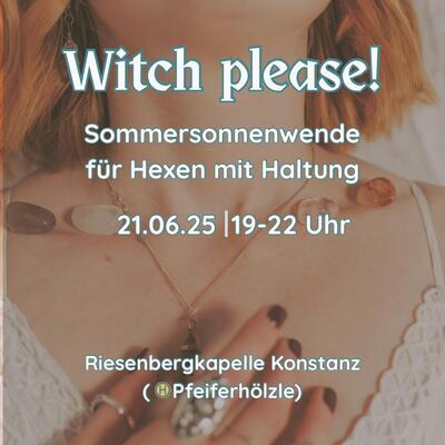 Sommersonnenwende für Hexen mit Haltung