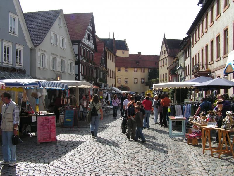Markt in Wolfach. © Stadt Wolfach