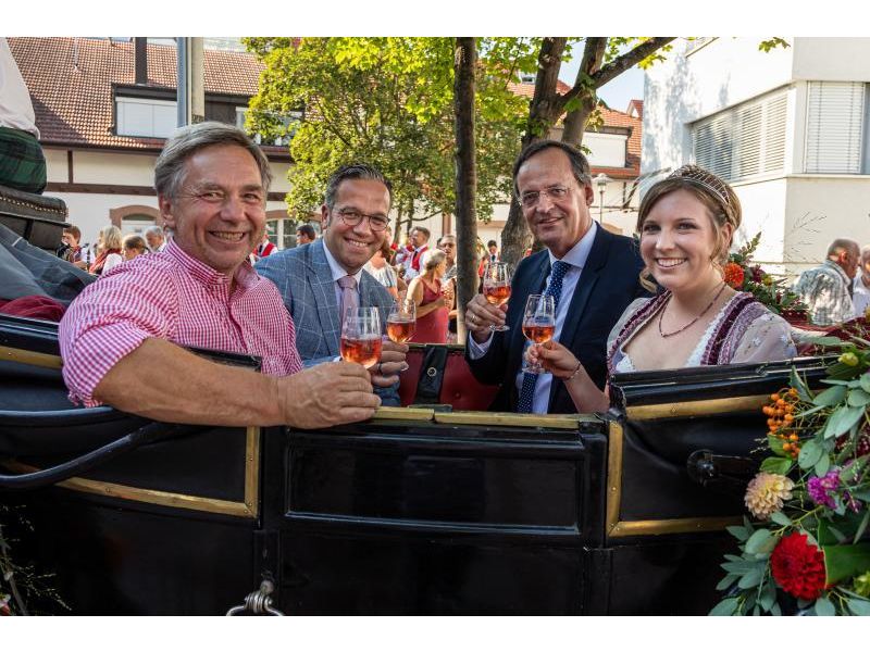 Eröffnung des Oberkircher Weinfestes. © Stadt Oberkirch
