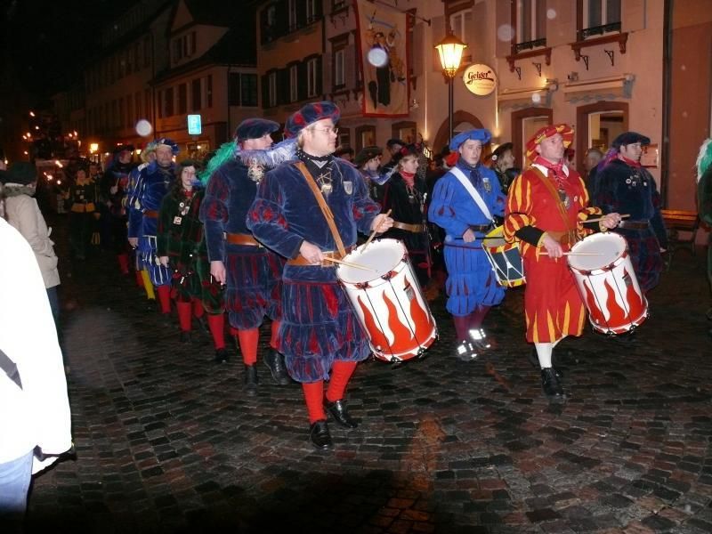 Die Landsknechte künden von der Ankunft des Grafen Konrad. © Stadt Wolfach