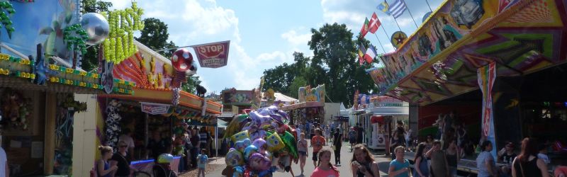 Blick über das Festplatzgelände. © Stadt HofgeismarViehmarkt AG Hofgeismar