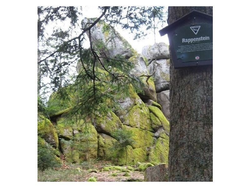 Naturdenkmal Rappenstein bei Kirnbach