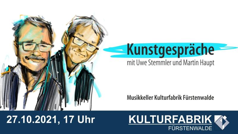 Zeichnung Kunstgespräche, Foto: Kulturfabrik Fürstenwalde, Lizenz: Kulturfabrik Fürstenwalde