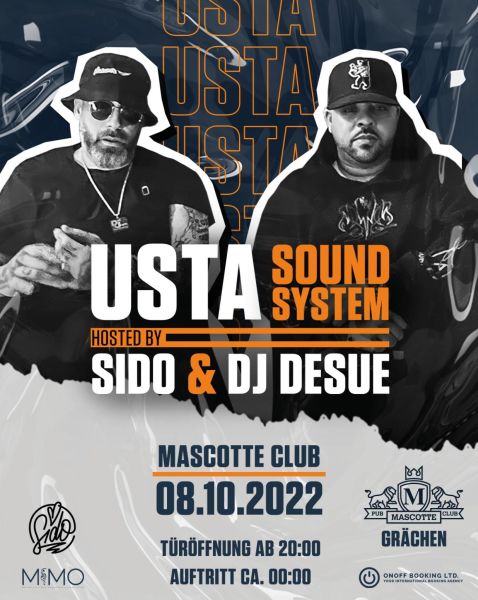 USTA Soundsystem hosted by Sido und DJ Desue