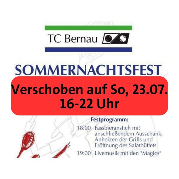 Sommernachtsfest des TC Bernau