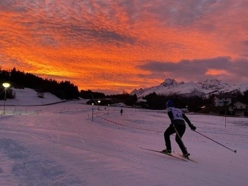 Langlauf -Sprintrennen in Flond © Surselva Tourismus AG