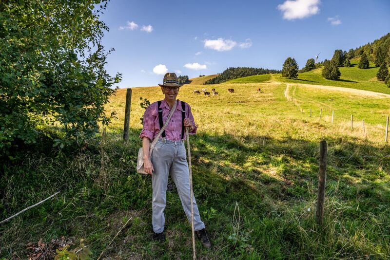 Mit dem Hirten Otto auf dem Hirtenpfad unterwegs