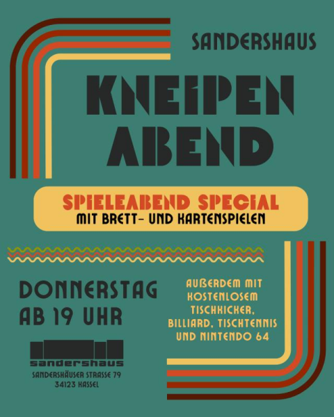 Kneipenabend - Spieleabend Spezial