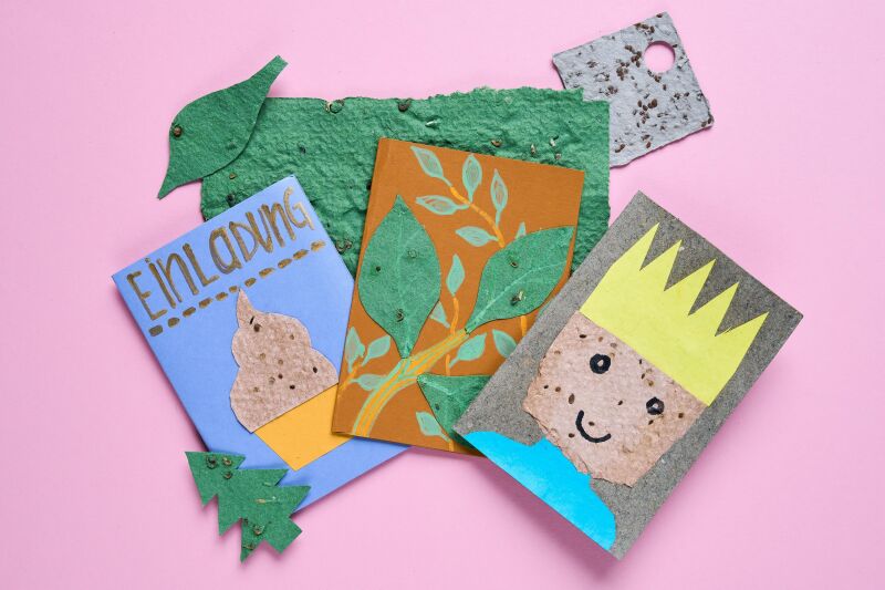 BLAUER SONNTAG JUNIOR: Wenn Papier auf Saatgut trifft - Saatpapier!