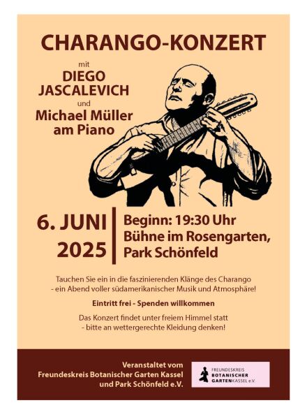 Charango-Konzert im Rosengarten