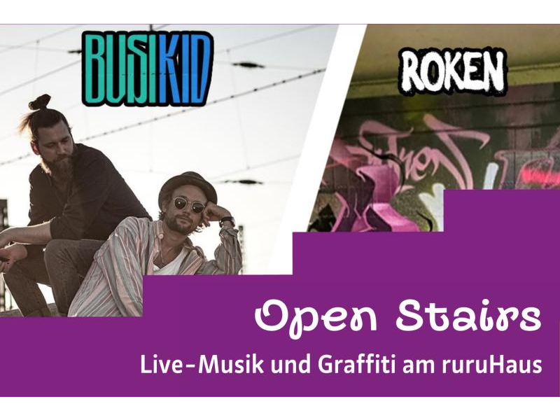 Open Stairs: Live-Musik und Graffiti