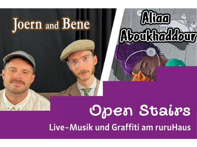 Open Stairs: Live-Musik und Graffiti