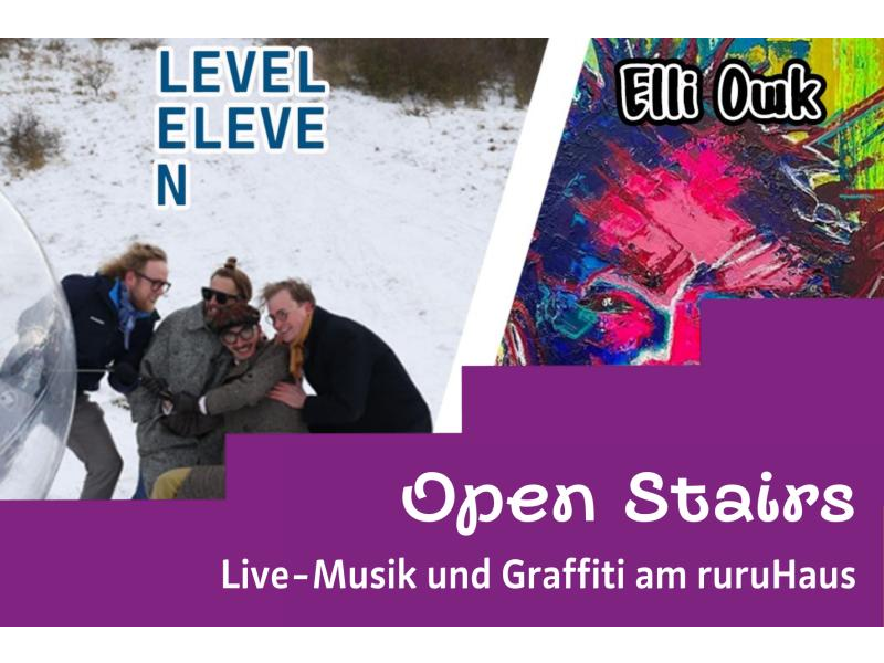 Open Stairs: Live-Musik und Graffiti