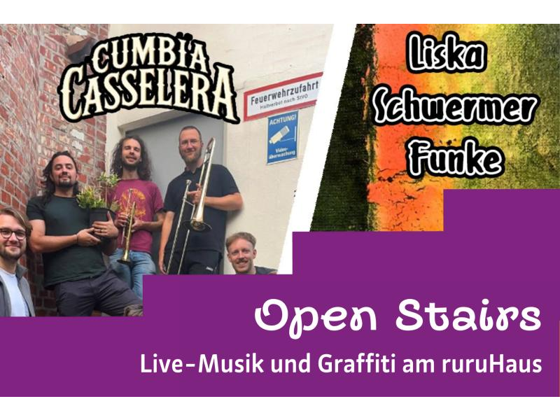 Open Stairs: Live-Musik und Graffiti