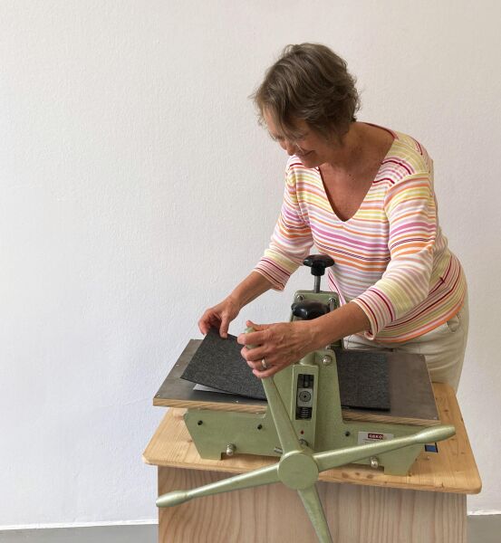 Trauerdruck. Linoldruck-Workshop mit Susanne Stein