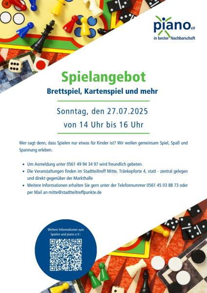 Spielangebot - Brettspiel, Kartenspiel und mehr