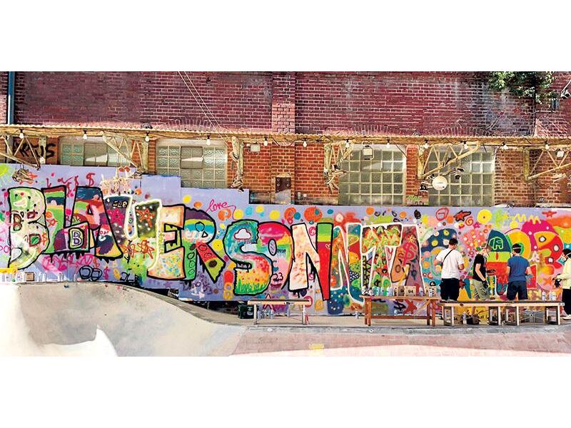 BLAUER SONNTAG - Graffiti-Workshop
