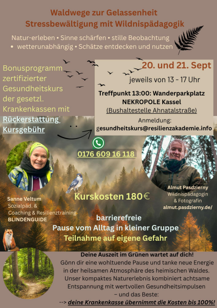 Stressbewältigung mit Wildnispädagogik