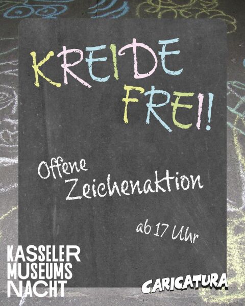 Kreide frei! - Offene Zeichenaktion