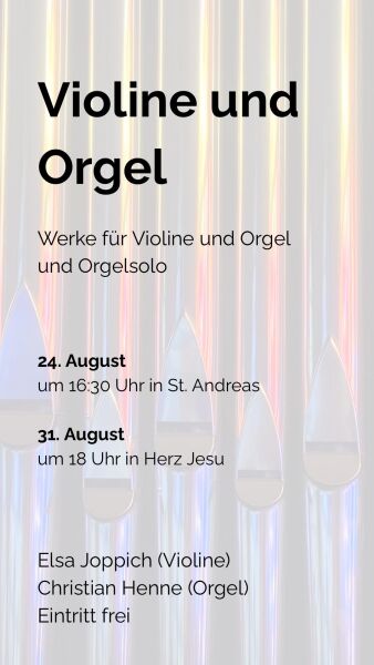 Violine und Orgel