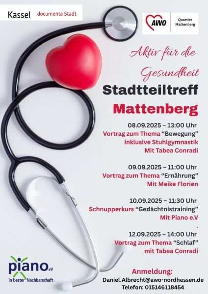 Herz, Kopf und Körper in Bewegung. Aktiv für die Gesundheit.